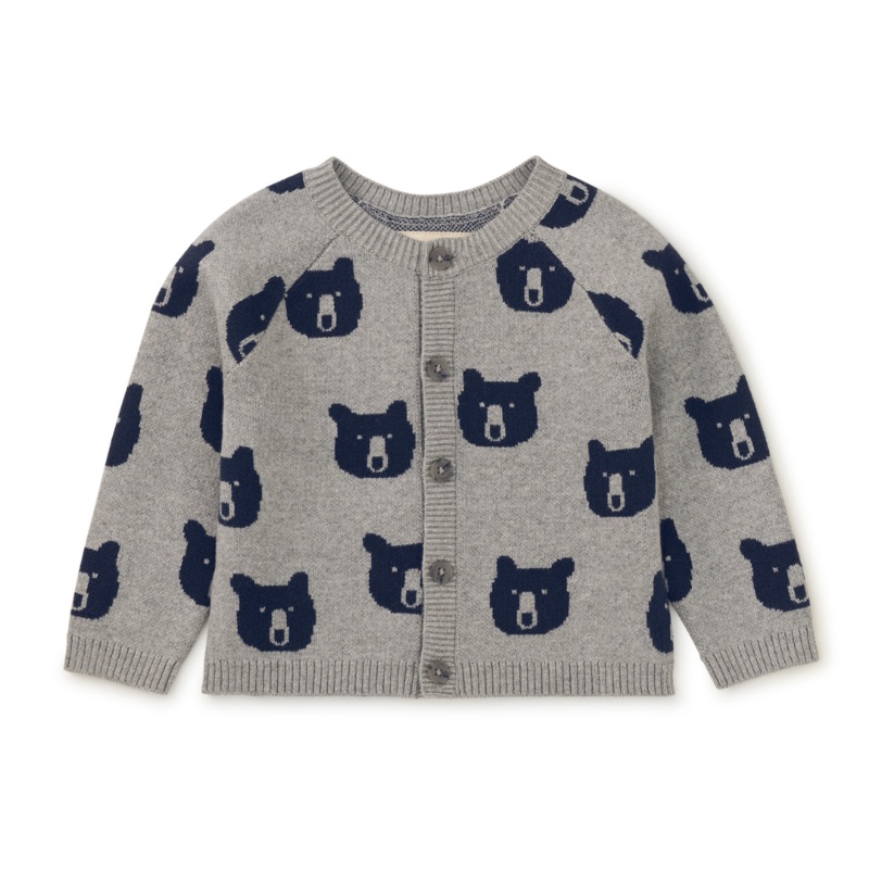 Iconic Baby Cardigan – Baby Bears by Tea Collection – FINAL SALE