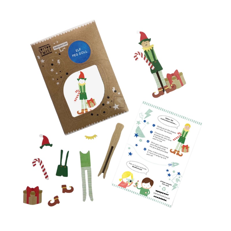 Make Your Own Elf Peg Doll by Cotton Twist – FINAL SALE