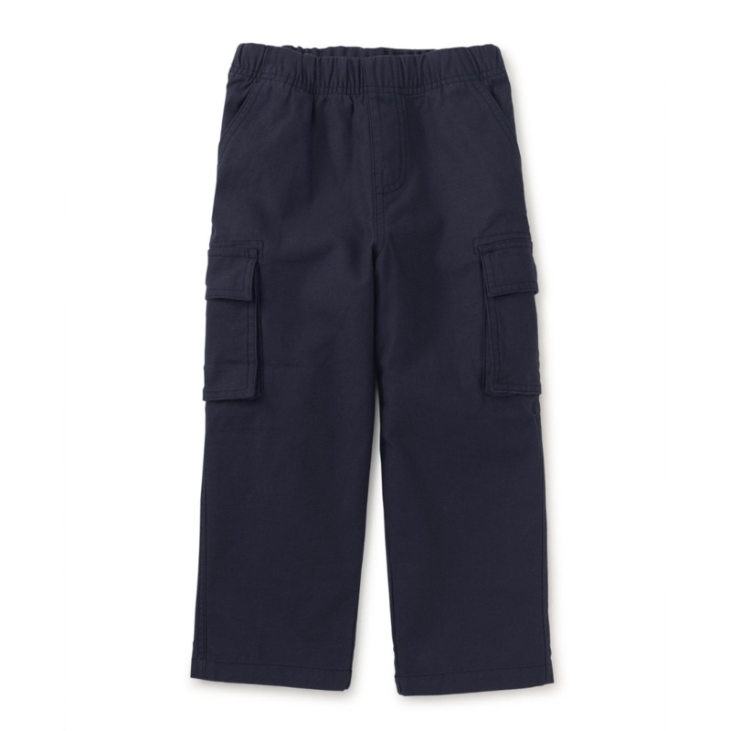 Relaxed Twill Cargo Pants – Indigo by Tea Collection – FINAL SALE
