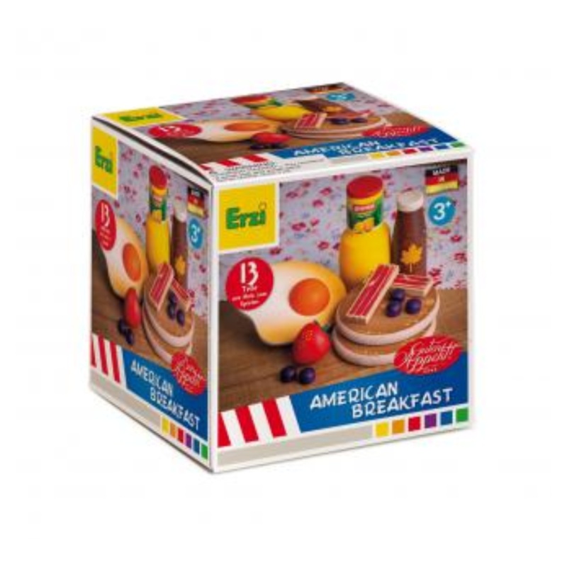 American Breakfast Wooden Play Food Set by Erzi