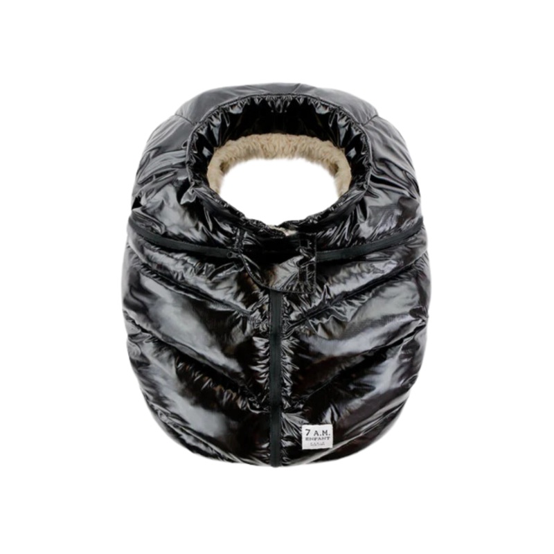 Car Seat Cocoon – Black Polar by 7AM Enfant