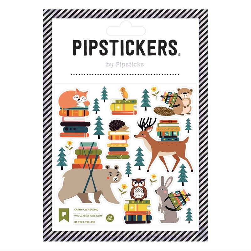 Carry On Reading Stickers by Pipsticks