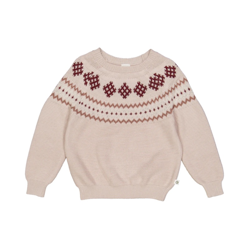 Knit Jacquard Sweater – Nightingale by Musli – FINAL SALE