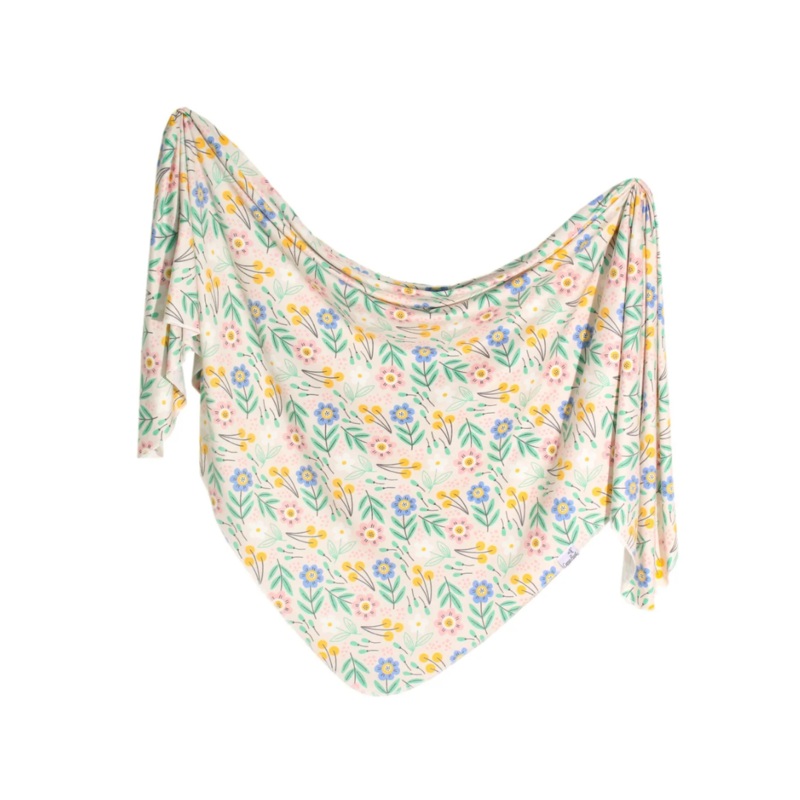 Knit Swaddle Blanket – Clara by Copper Pearl