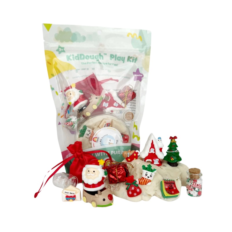 Santa’s Cottage Sensory Dough Play Kit by Earth Grown KidDoughs