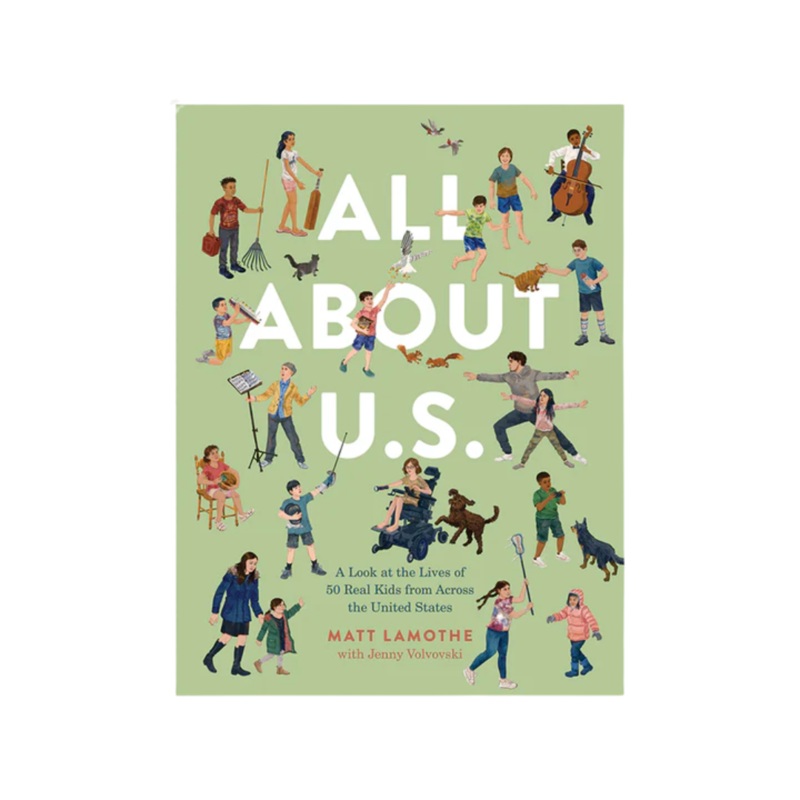 All About U.S. : A Look at the Lives of 50 Real Kids from Across the United States – Hardcover