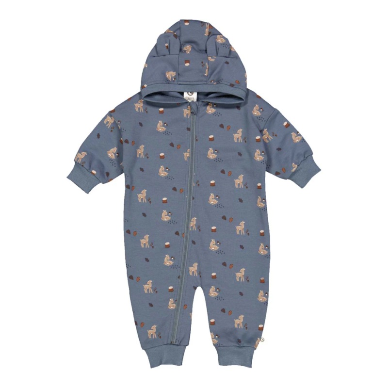 Deer Zip Bodysuit – Stormy Blue by Musli – FINAL SALE