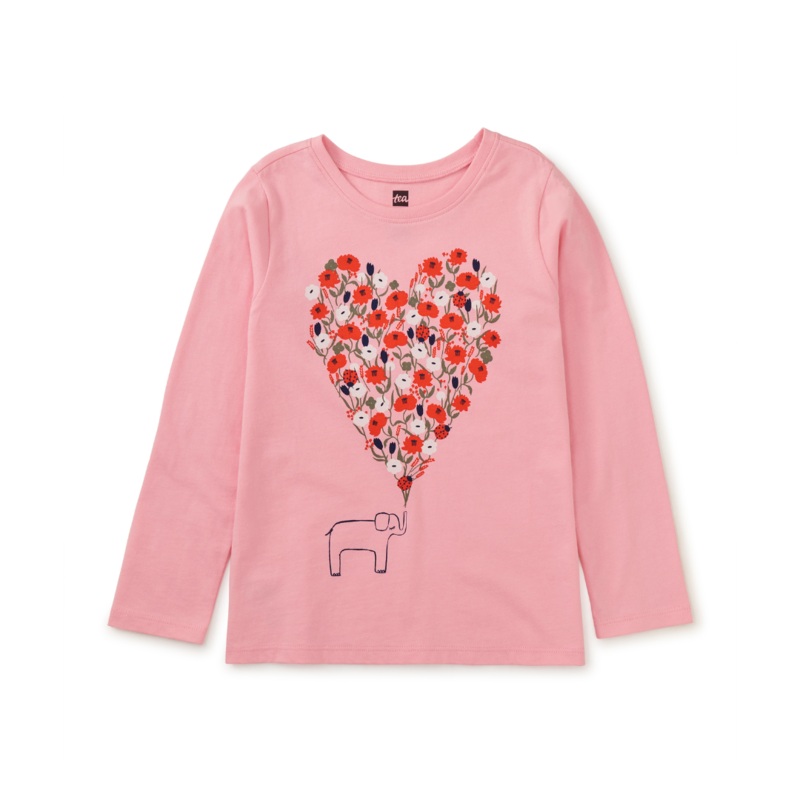 Elephant Heart Graphic Tee – Blossom by Tea Collection – FINAL SALE