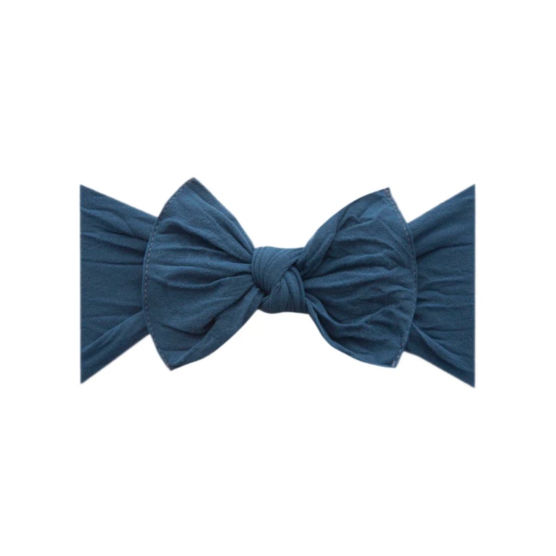 Knot Headband – Slate Blue by Baby Bling