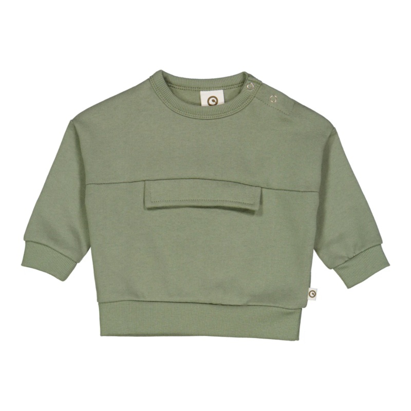 Pocket Sweatshirt – Poetry Green by Musli – FINAL SALE