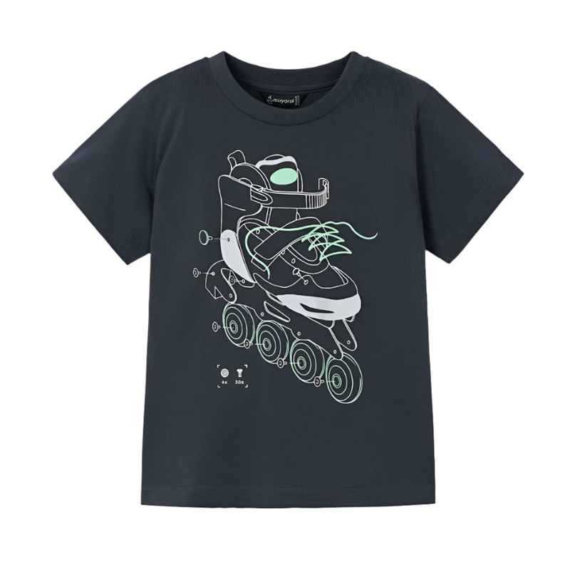 Glow In The Dark Rollerblade Tee – Asphalt by Mayoral