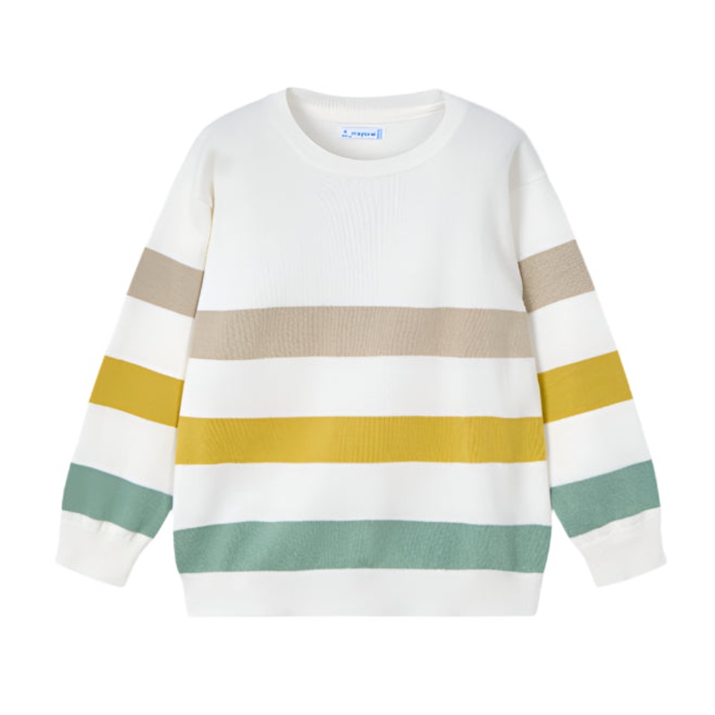Striped Sweater – Laurel/Gold by Mayoral – FINAL SALE
