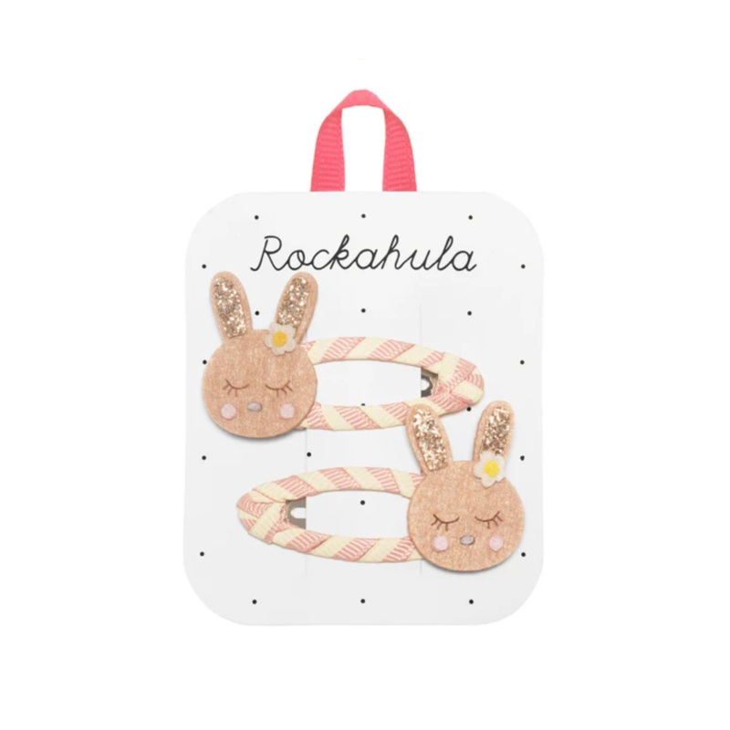 Stripy Bunny Clips by Rockahula Kids