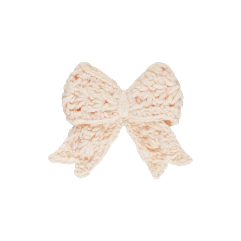 Crochet Bow – Bubblegum by Quincy Mae