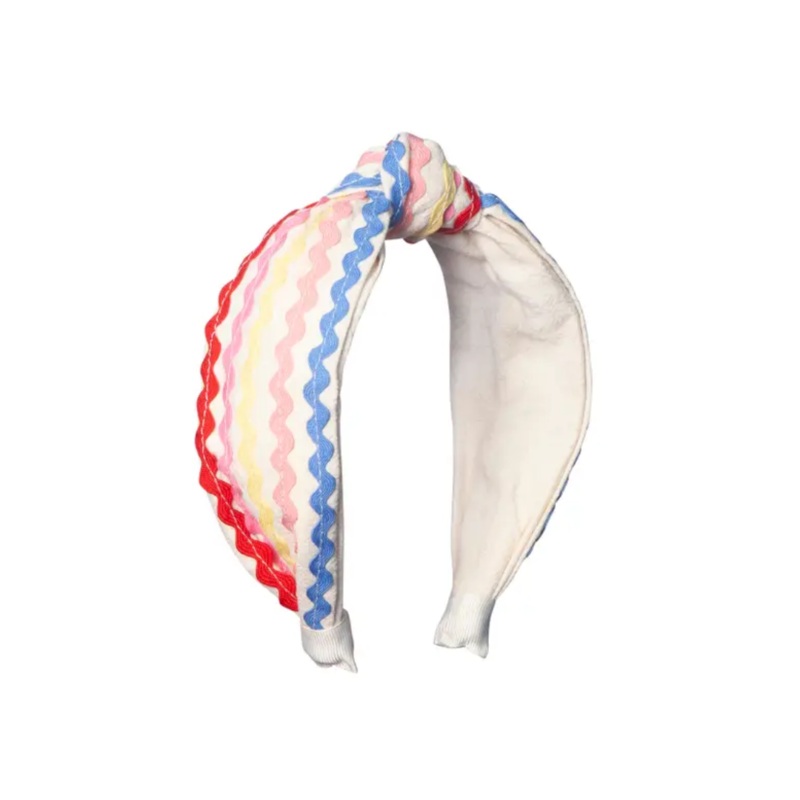 Ric Rac Rainbow Knotted Headband by Rockahula Kids