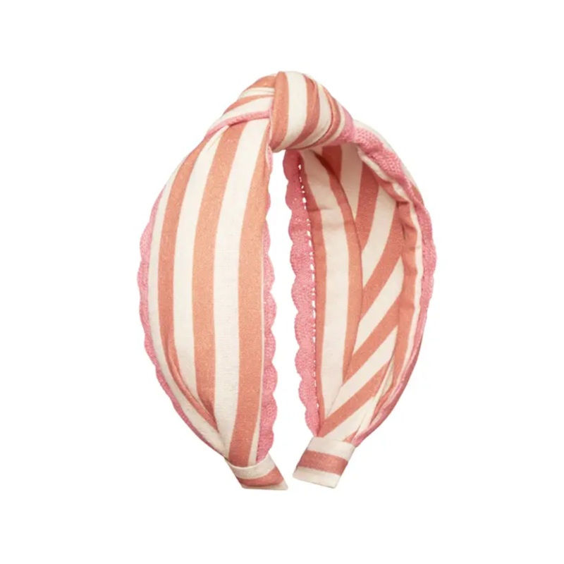 Stripy Scallop Knotted Headband by Rockahula Kids