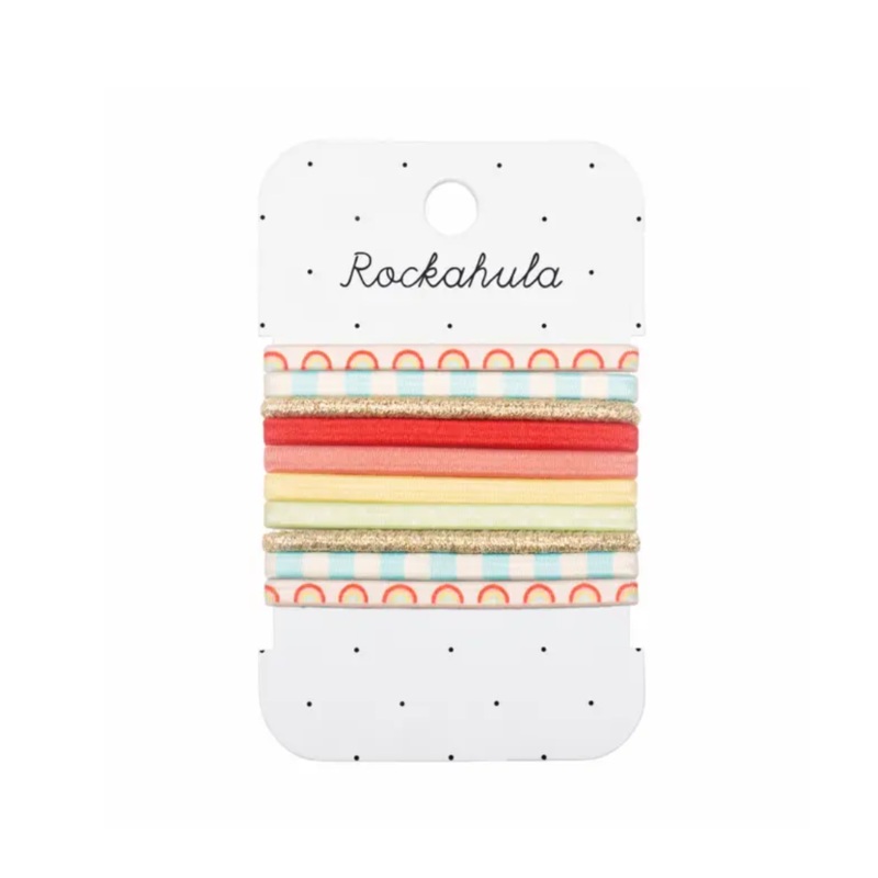 Vintage Rainbow Elastic Pony Pack by Rockahula Kids