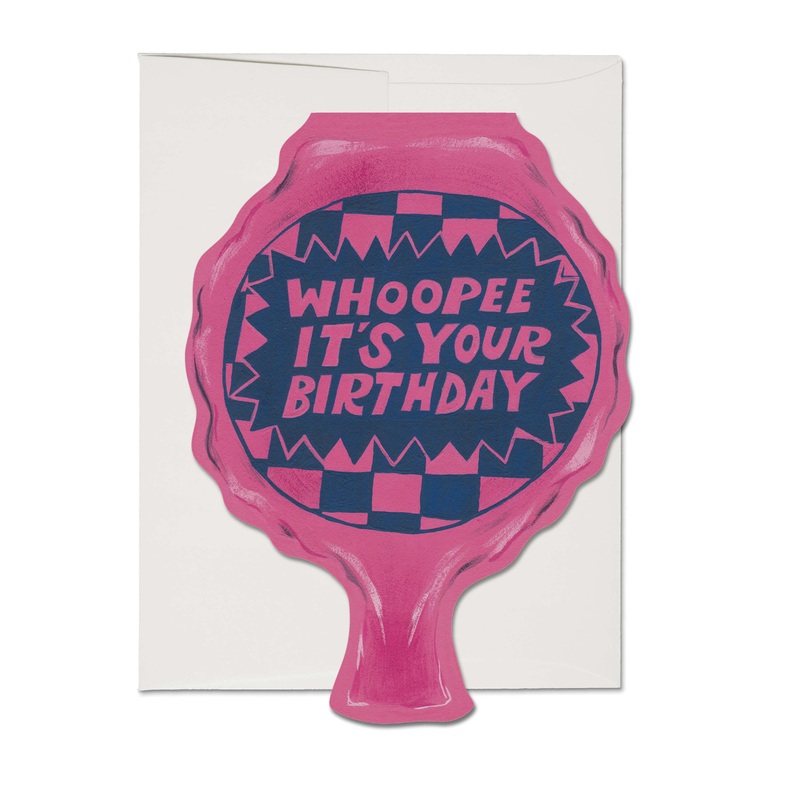 Whoopee Cushion Birthday Card by Red Cap Cards