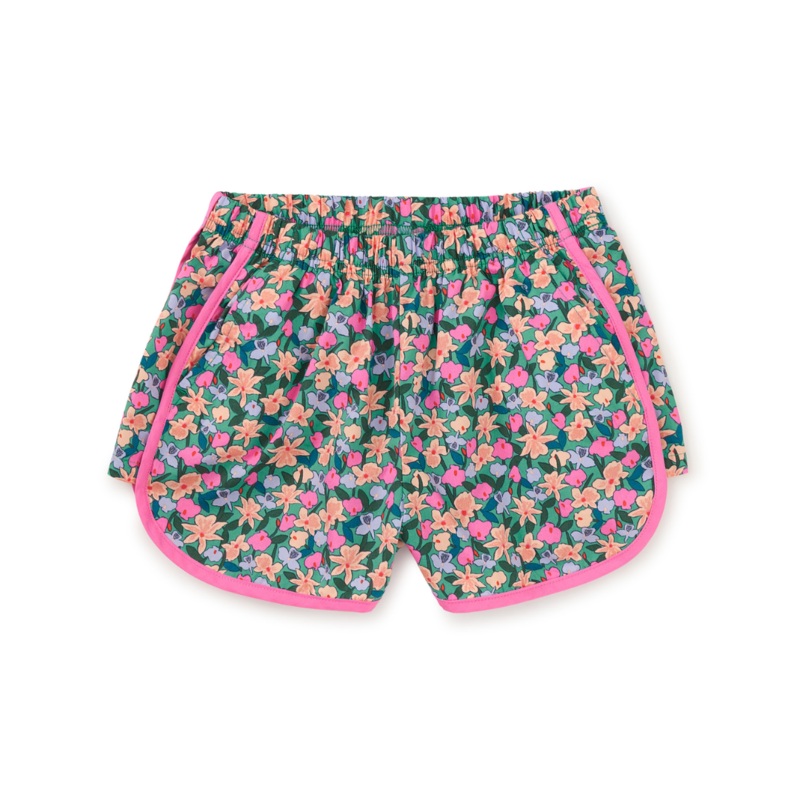 Woven Dolphin Shorts – Orchid Ditsy by Tea Collection