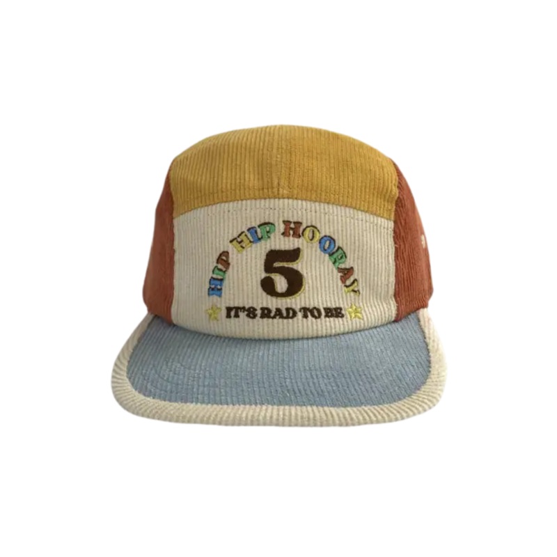 5th Birthday Cord Cap – Primary Spliced by Banabae