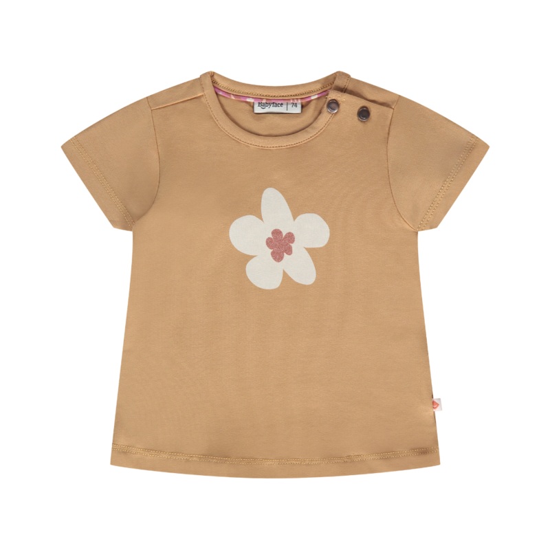 Baby Short Sleeve Tee – Sienna Flower by Babyface