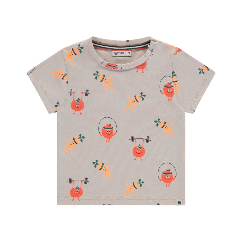 Baby Short Sleeve Tee – Veggie Workout by Babyface