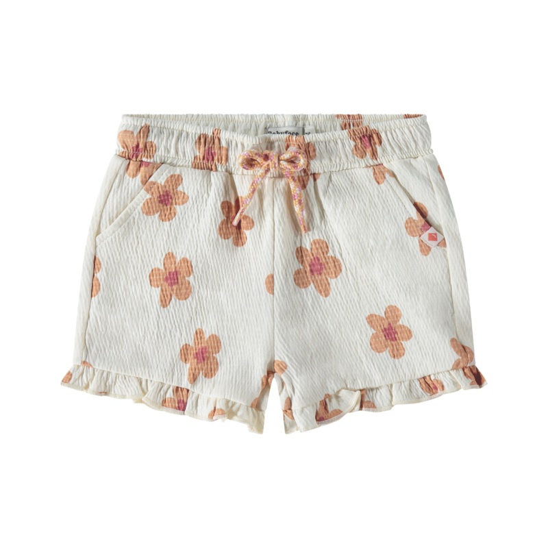 Baby Sweat Shorts – Creme Floral by Babyface