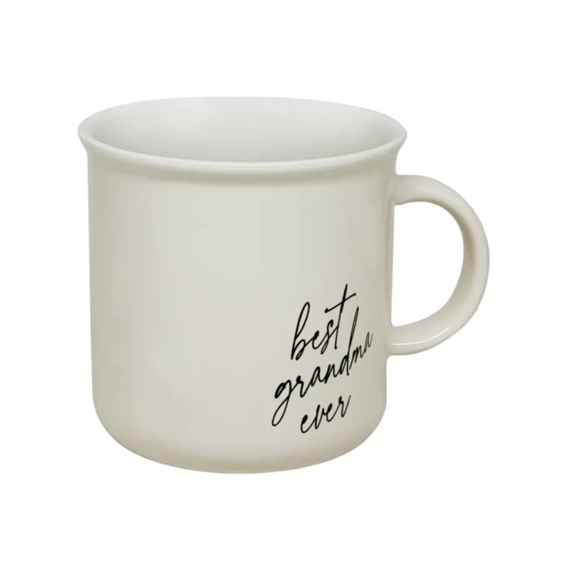 Best Grandma Ever 11oz Campfire Mug – White/Black by Sweet Water Decor