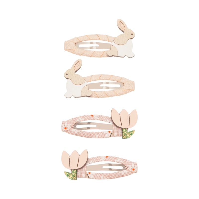 Bunny & Flower Clic Clacs by Mimi & Lula