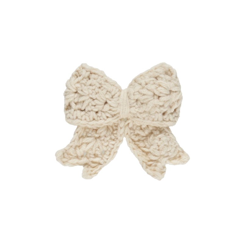 Crochet Bow – Natural by Quincy Mae