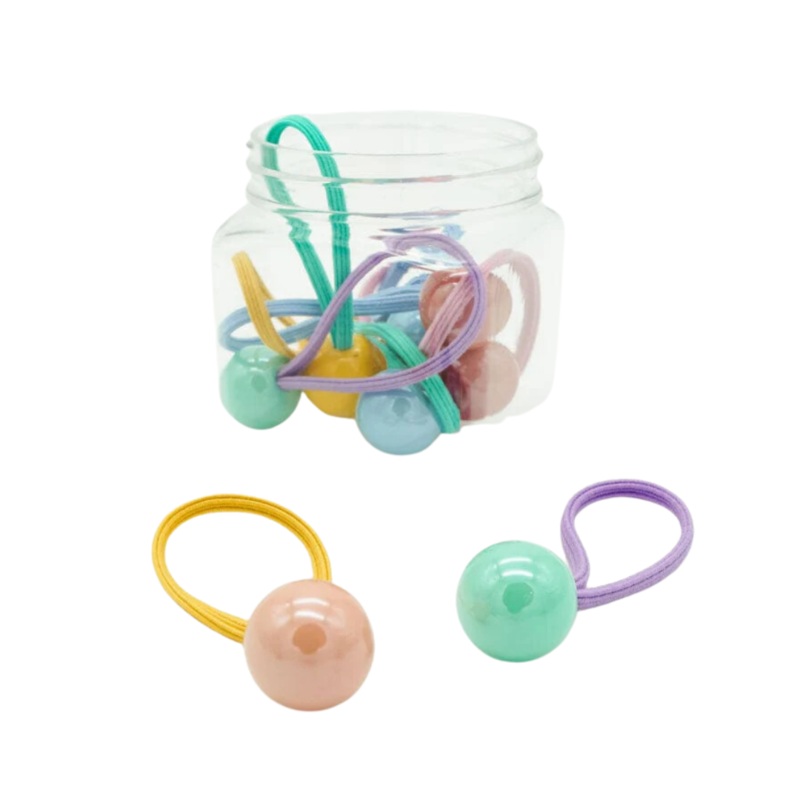Hair Elastics 10 Piece Box Set – Gumdrop by Miki Miette