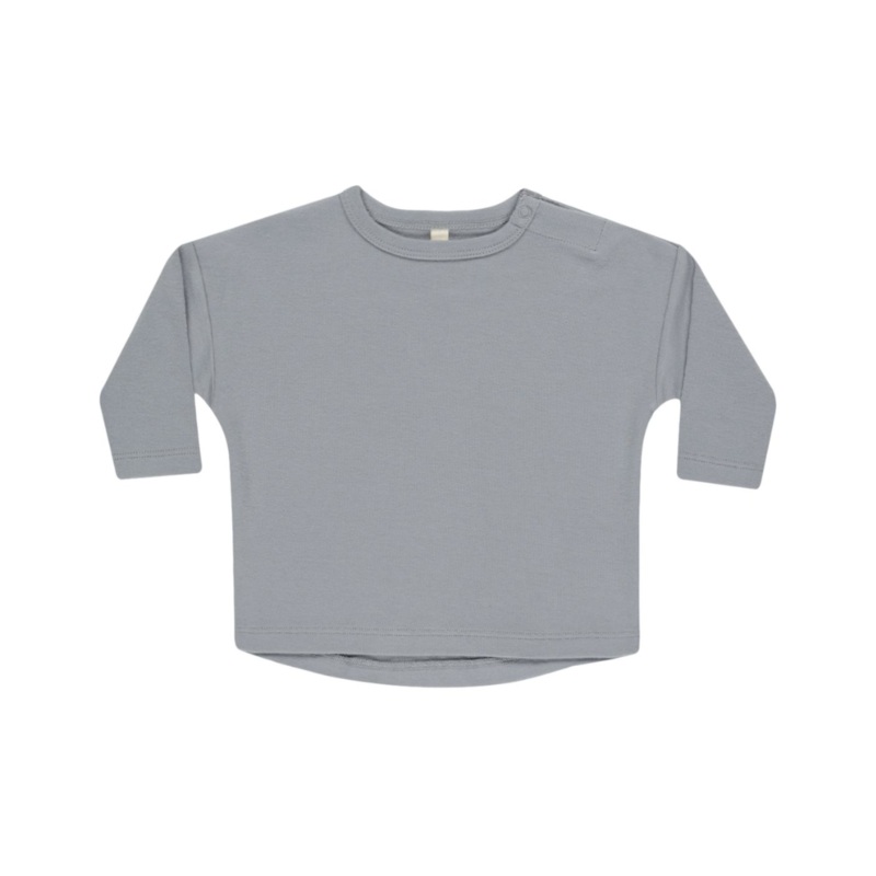 Long Sleeve Tee – Blue by Quincy Mae