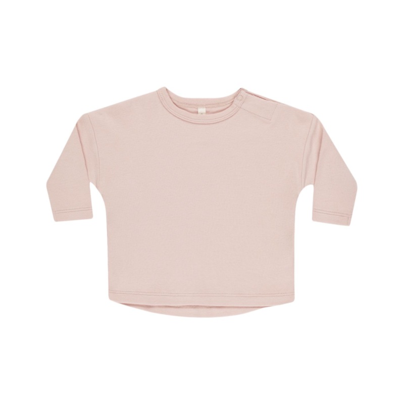 Long Sleeve Tee – Bubblegum by Quincy Mae