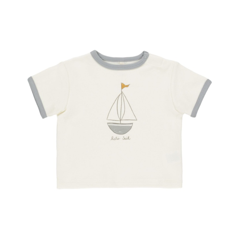 Ringer Tee – Boat by Quincy Mae