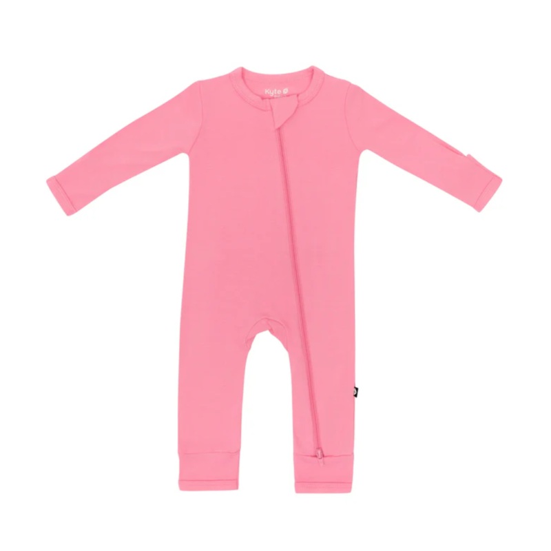 Zippered Romper – Guava by Kyte Baby