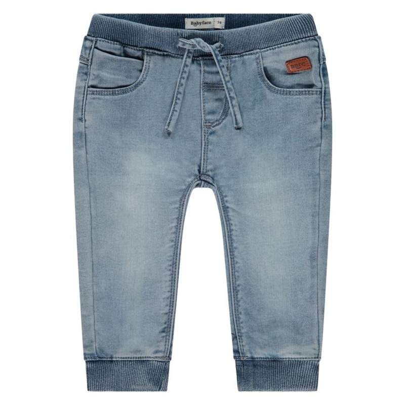 Baby Jogg Denim Pants – Medium Blue by Babyface – FINAL SALE