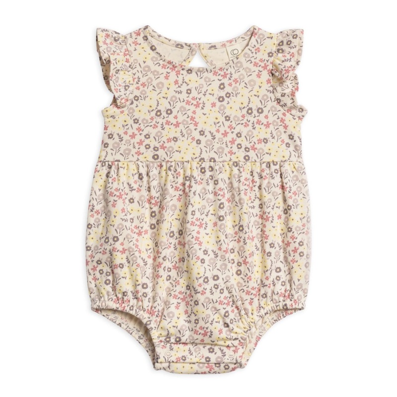 Organic Baby Sommer Romper – Giada Floral by Colored Organics