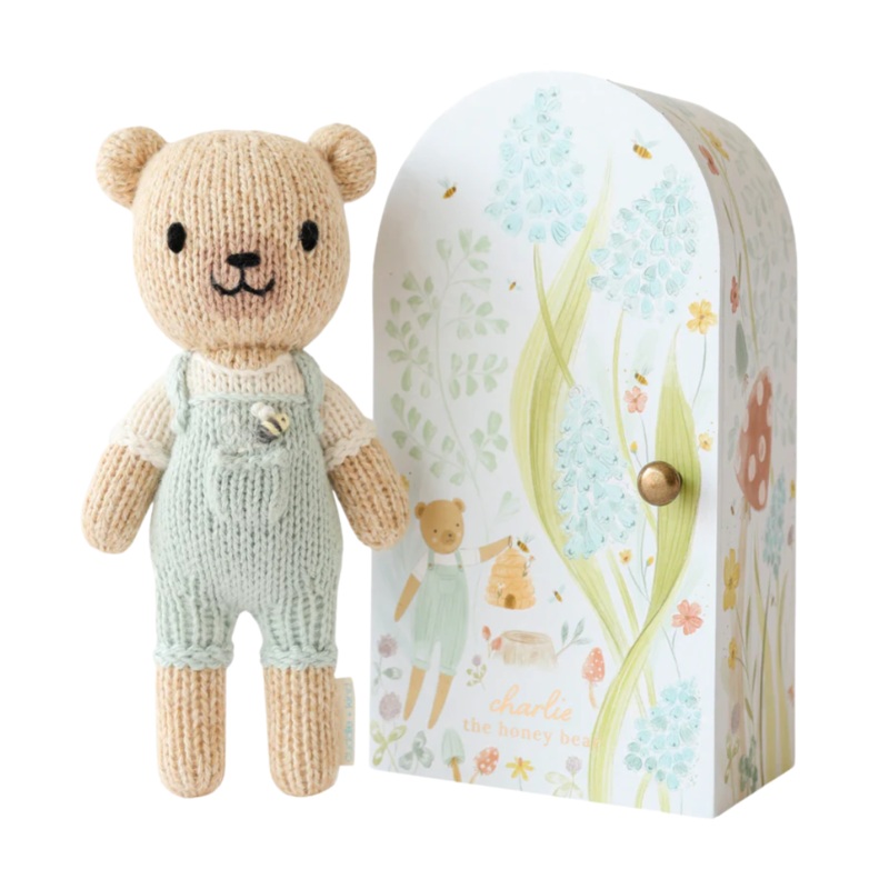 Tiny Charlie the Honey Bear by Cuddle + Kind