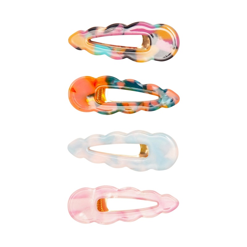 Scalloped Acetate Clips by Mimi & Lula